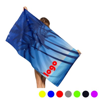 Sublimated Quick Dry Sand Proof Beach Towel