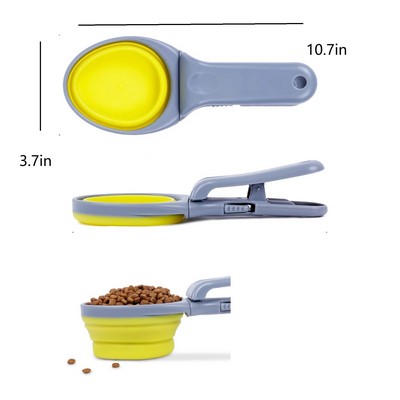 Dog Food Scoop and Bag Clip