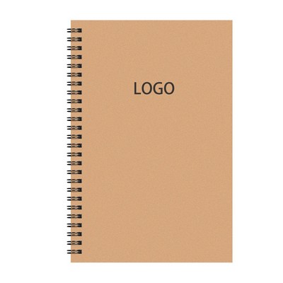 A5 Spiral Kraft Cover Notebook