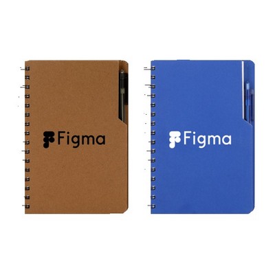 Kraft Notebook w/ Pen