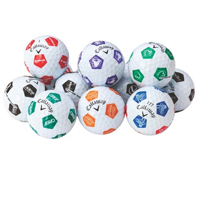 Callaway® Chrome Tour Truvis Golf Balls - Three Color