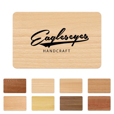 Wood Grain Mouse Pad with Charger
