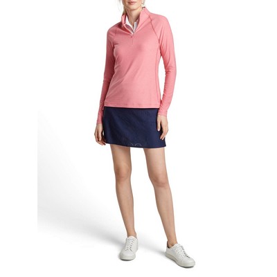 Peter Millar Women's Melange Raglan Sleeve Perth Quarter-Zip